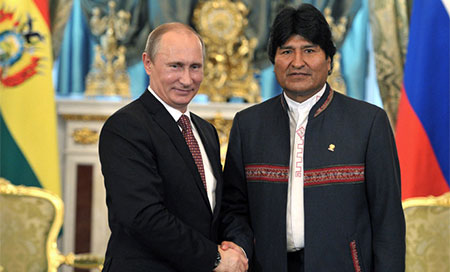 Morales respalda el plan ruso para Ucrania